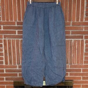 FLAX flowing linen wide leg pants for women